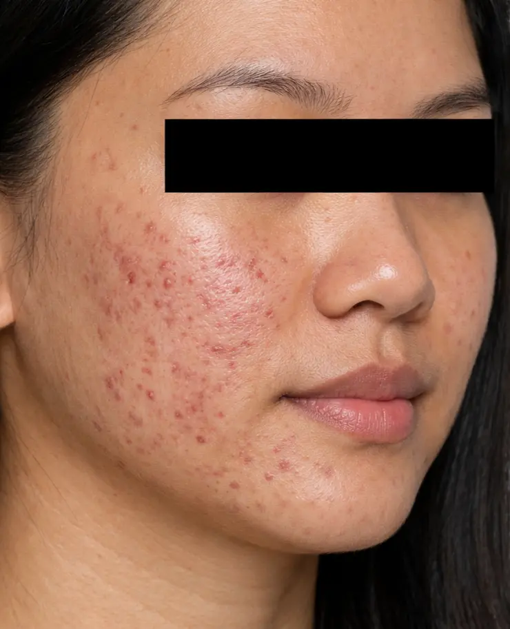 Before TCA Cross treatment at Renora Clinic