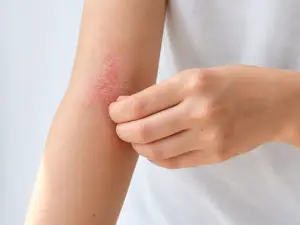 Rawatan eczema untuk kulit merah, kering dan gatal.