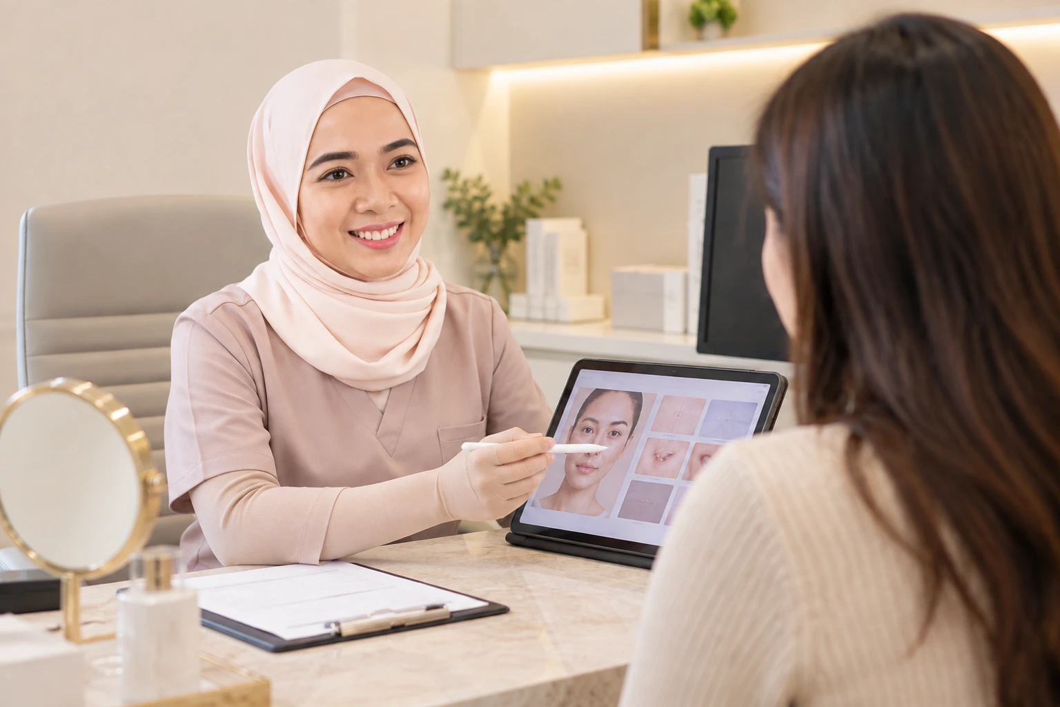 Doctor consultation for Cytosial filler treatment at Renora Clinic
