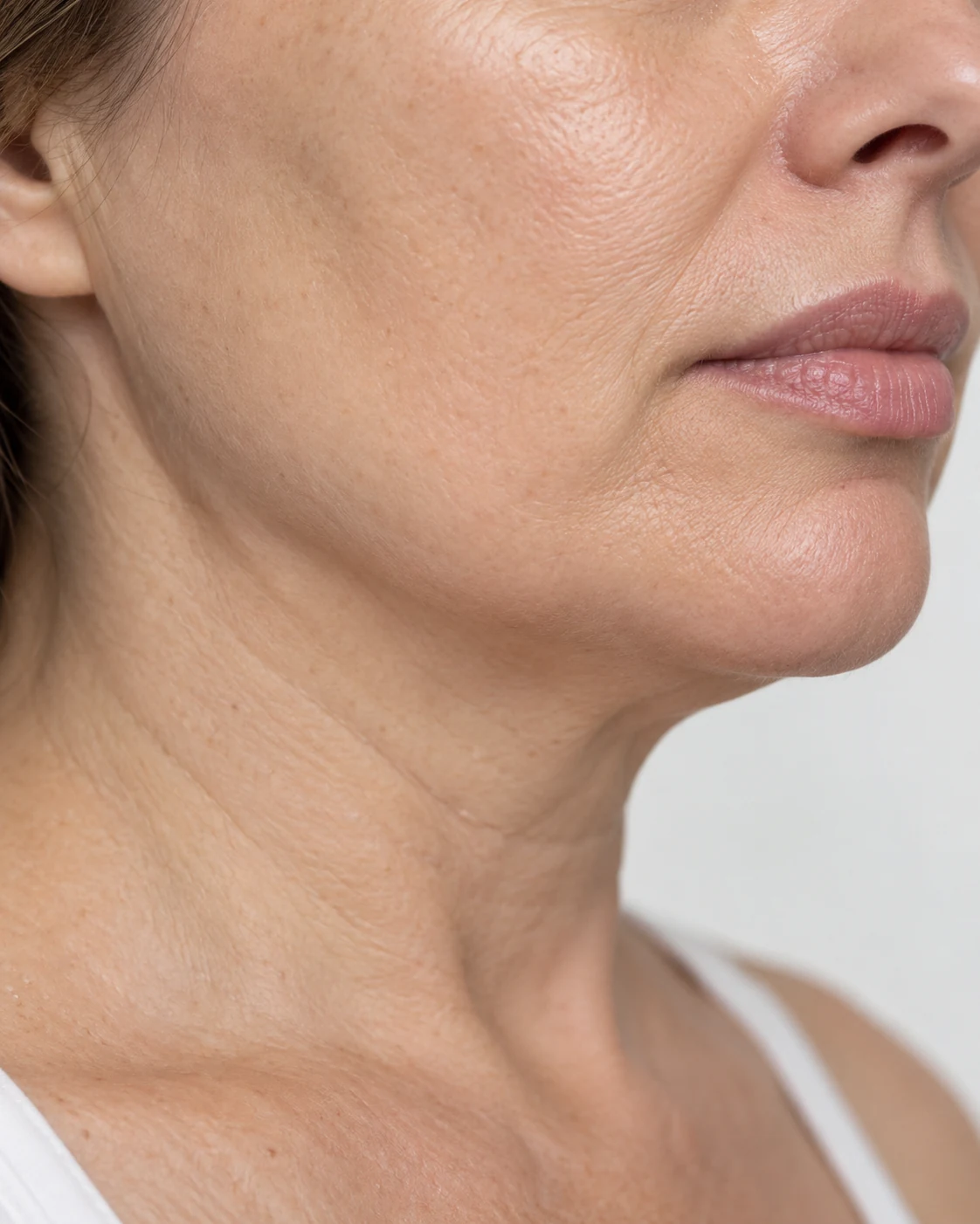 Jawline and lower face assessment for facial laxity
